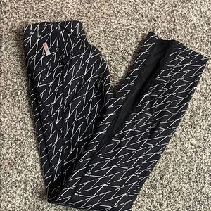 Zella Black and White Leggings